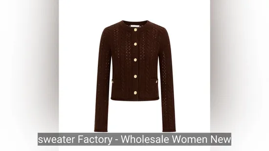 Men′ S and Women′ S Winter Sweater Cardigan Double