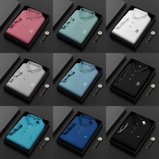 Men′s Casual Golf Polo Shirts in Stock Wholesale for Man Clothes 