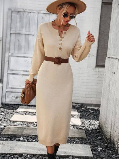 Ladies Long Coat Sweater Women Long Sweater Dress 