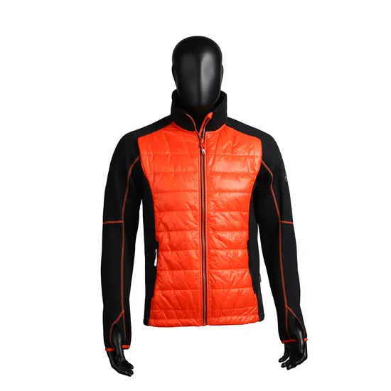 Wholesale Winter Fashion Parka Clothing with Zipper High Quality Padded Puffer Jacket for Men Outdoor Jacket 