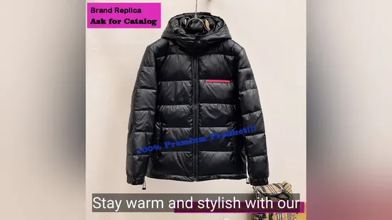 Stylish Occasion Apparel Men′s Logo Clothing Women Coat Lady Clothes for Fashion